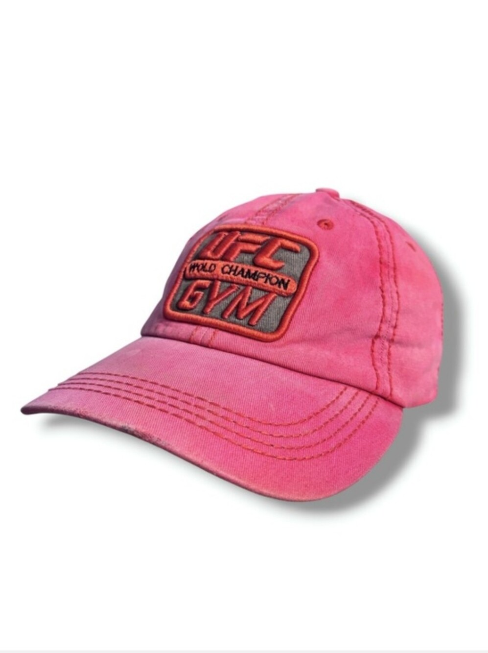 UFC Distressed & Faded Baseball Cap Raised Embroidered Patch VINTAGE